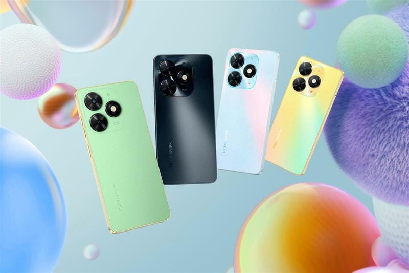 Смартфон Tecno Spark Go 2024 (BG6) 4/128GB Dual Sim Magic Skin Green (4894947010590)