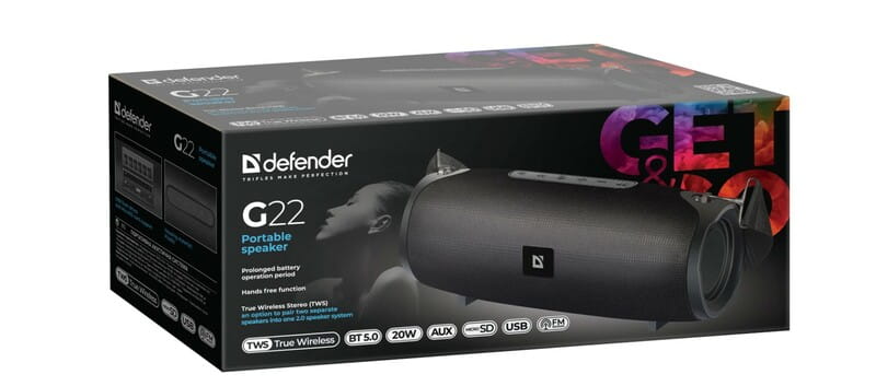 Акустична система Defender G22 Black (65122)