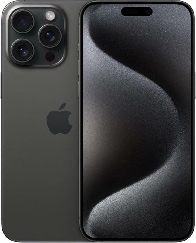Смартфон Apple iPhone 15 Pro Max 512GB A3106 Black Titanium (MU7C3RX/A)