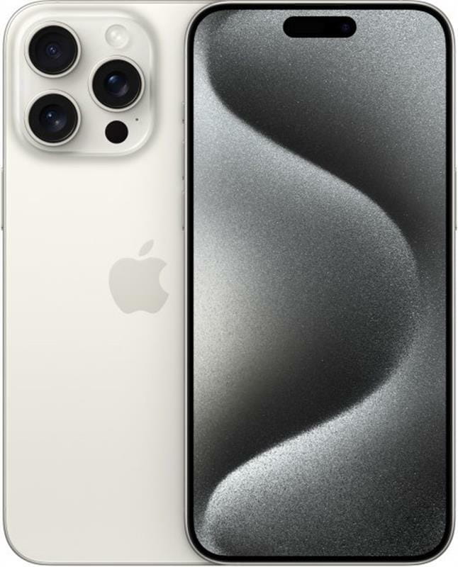 Смартфон Apple iPhone 15 Pro Max 512GB A3106 White Titanium (MU7D3RX/A)