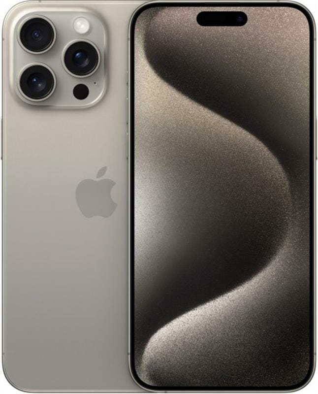 Смартфон Apple iPhone 15 Pro Max 256GB A3106 Natural Titanium (MU793RX/A)