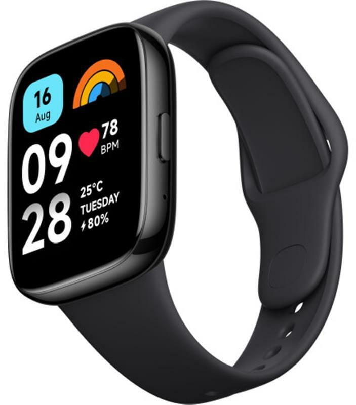 Смарт-годинник Xiaomi Redmi Watch 3 Active Black (BHR7266GL) EU_