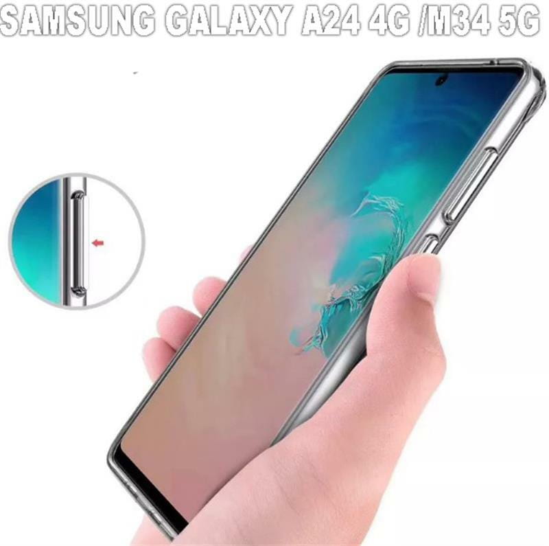 Чохол-накладка BeCover Space Case для Samsung Galaxy A24 4G SM-A245/M34 5G SM-M346 Transparancy (708955)