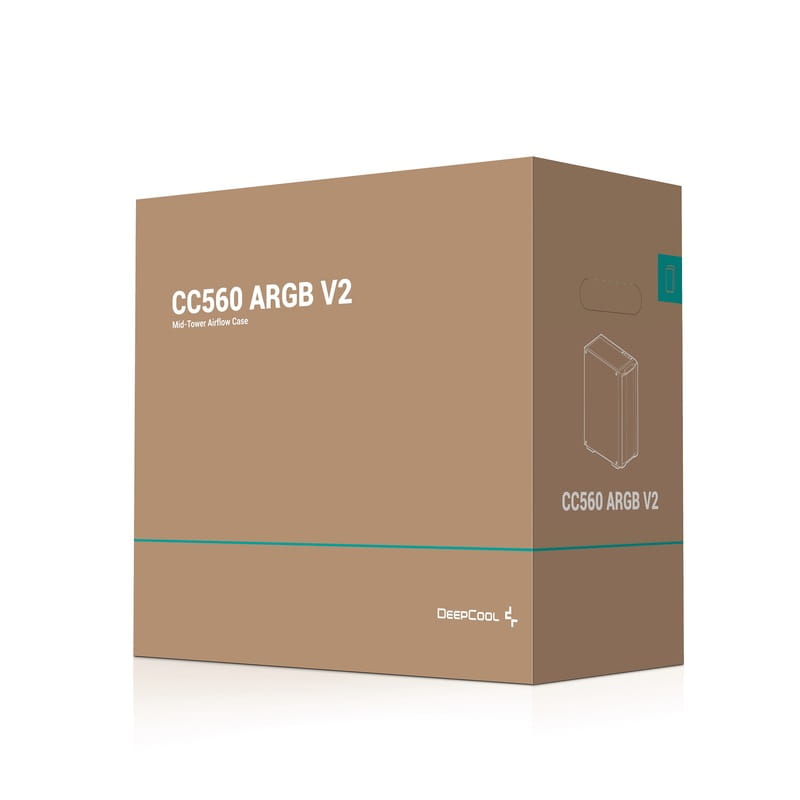 Корпус DeepCool CC560 ARGB V2 (R-CC560-BKTAA4-G-2) без БП