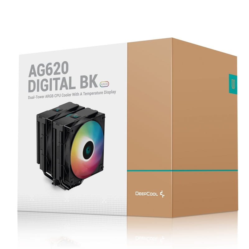 Кулер процессорный DeepCool AG620 Digital BK ARGB (R-AG620-BKADMN-G-2)