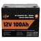 Фото - Акумуляторна батарея LogicPower 12V 100 AH (1280Wh) для ДБЖ (Smart BMS 100А) LiFePO4 | click.ua