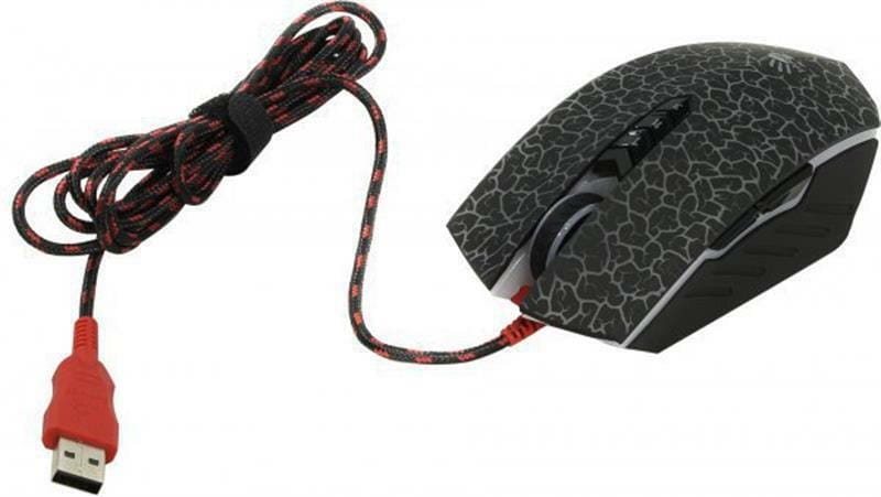 Мишка A4Tech A70A Bloody Crackle Black USB
