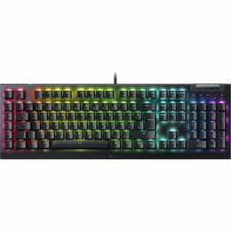 Клавиатура Razer BlackWidow V4 X Yellow Switch RU Black (RZ03-04702500-R3R1)