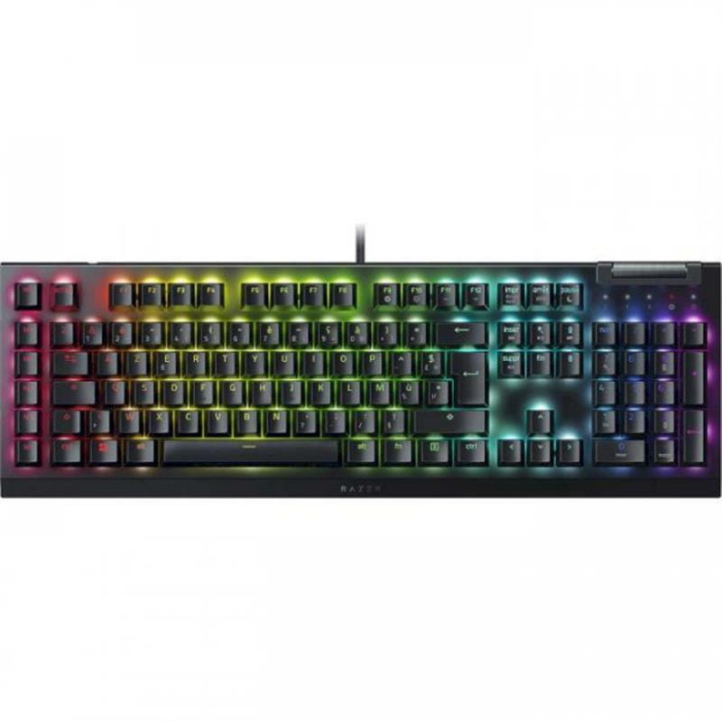 Клавиатура Razer BlackWidow V4 X Yellow Switch RU Black (RZ03-04702500-R3R1)