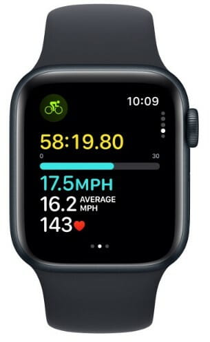 Смарт-часы Apple Watch SE GPS 40mm Midnight Aluminium Case with Midnight Sport Band - M/L (MR9Y3QP/A)