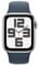 Фото - Смарт-годинник Apple Watch SE GPS 40mm Silver Aluminium Case with Storm Blue Sport Band - S/M (MRE13QP/A) | click.ua