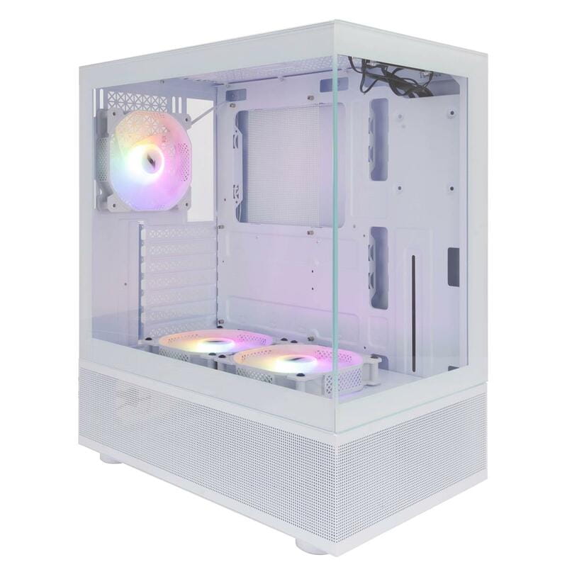 Корпус 1stPlayer Mi7-A-2F2R-W-1F2-W White без БП