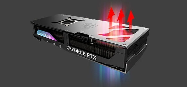 Видеокарта GF RTX 4090 24GB GDDR6X Gaming X Slim MSI (GeForce RTX 4090 GAMING X Slim 24G)