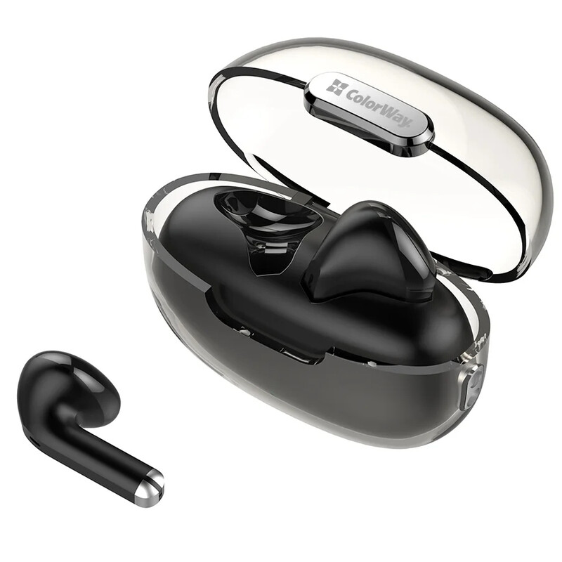 Bluetooth-гарнитура СolorWay Slim TWS-2 Earbuds Black (CW-TWS2BK)