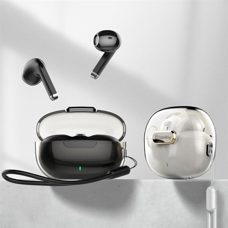 Bluetooth-гарнитура СolorWay Slim TWS-2 Earbuds Black (CW-TWS2BK)