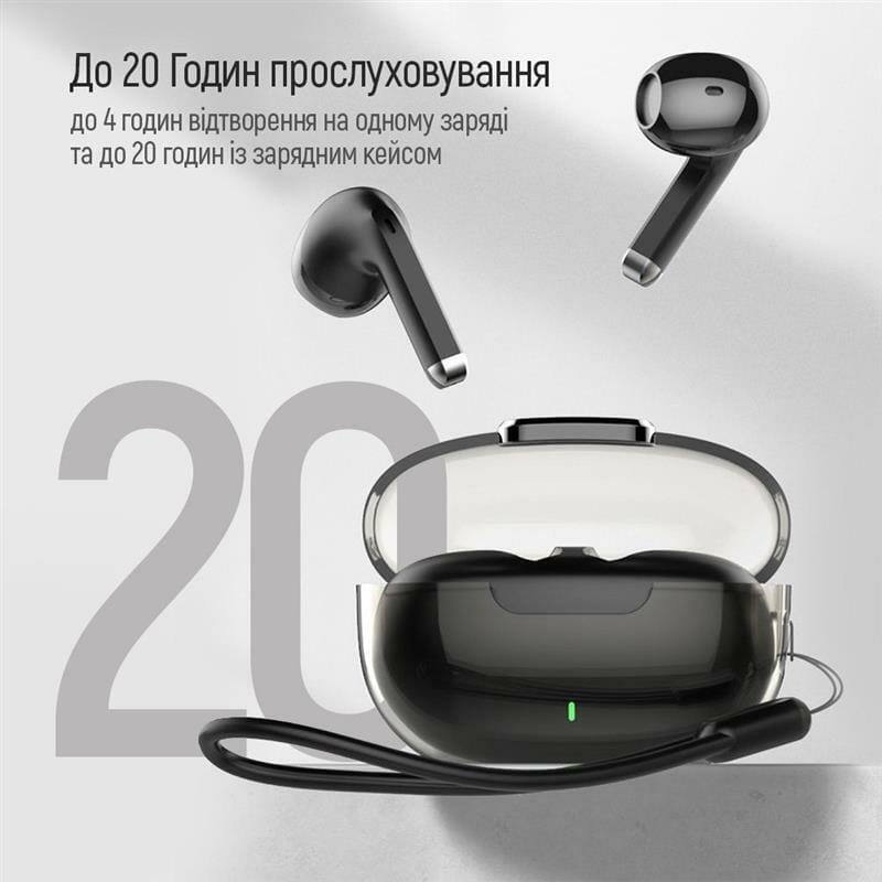 Bluetooth-гарнитура СolorWay Slim TWS-2 Earbuds Black (CW-TWS2BK)