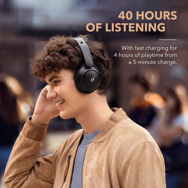 Bluetooth-гарнитура Anker SoundCore Life Q30 Black (A3028011)