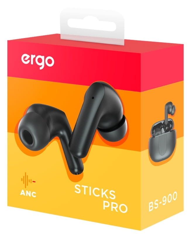Bluetooth-гарнитура Ergo BS-900 Sticks Pro Black