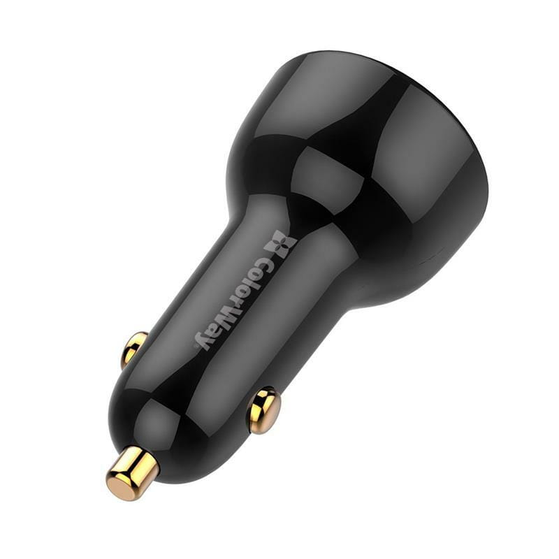 Автомобильное зарядное устройство ColorWay Power Delivery Port PPS USB (USB-A + USB-C, 100W) PD, QC Black (CW-CHA044PD-BK)