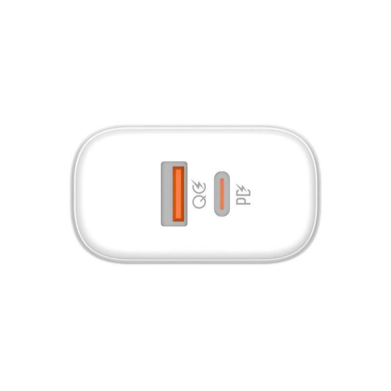 Мережевий зарядний пристрій ColorWay Power Delivery Port PPS USB (Type-C PD + USB QC3.0) (45W) White (CW-CHS042PD-WT)