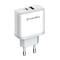 Фото - Мережевий зарядний пристрій ColorWay Power Delivery Port PPS USB (Type-C PD + USB QC3.0) (45W) White (CW-CHS042PD-WT) | click.ua
