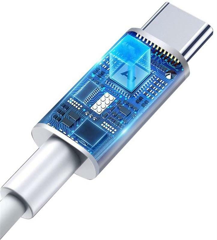 Сетевое зарядное устройство T-phox T-P01 White, PD 18W + кабель USB Type-C, 1 м (T-P01(W)+Type-C)