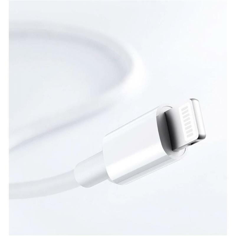 Сетевое зарядное устройство T-phox T-P01 White, PD 18W + кабель Lightning, 1 м (T-P01(W)+C-Lightning)