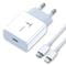 Фото - Сетевое зарядное устройство T-phox T-P01 White, PD 18W + кабель Lightning, 1 м (T-P01(W)+C-Lightning) | click.ua
