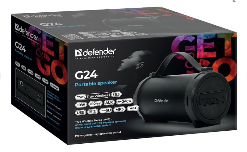 Акустична система Defender G24 Black (65124)