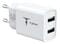 Фото - Сетевое зарядное устройство T-phox TC-224 Dual USB White (TC-224 (W)) | click.ua