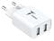 Фото - Сетевое зарядное устройство T-phox TC-224 Dual USB White (TC-224 (W)) | click.ua