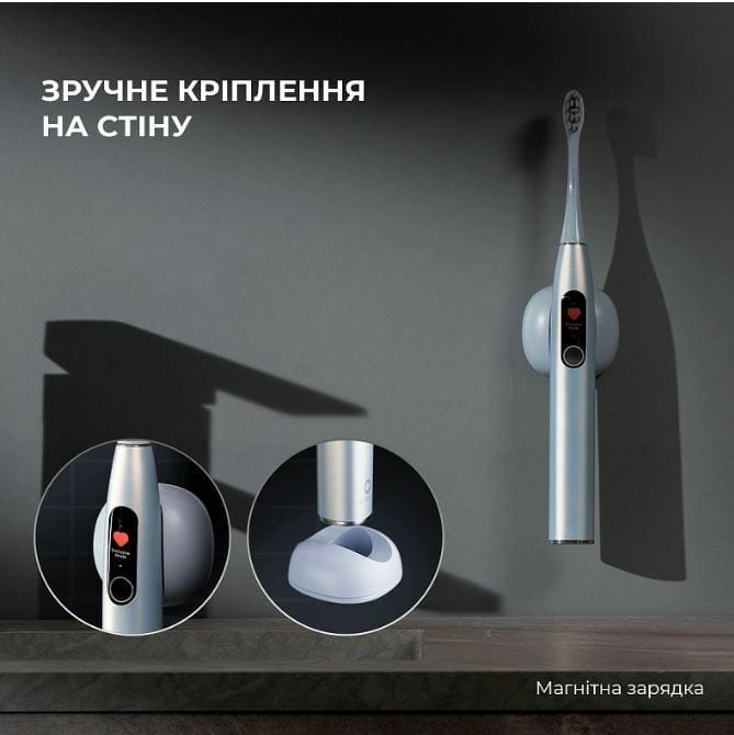 Умная зубная электрощетка Oclean X Pro Digital Electric Toothbrush Purple (6970810553475)