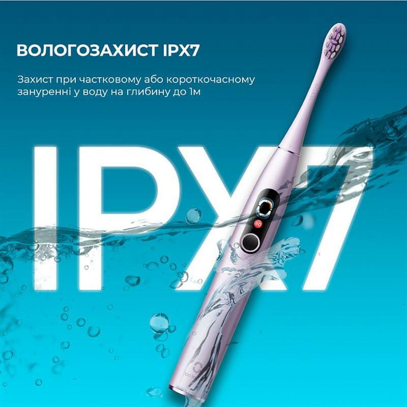 Розумна зубна електрощітка Oclean X Pro Digital Electric Toothbrush Purple (6970810553475)