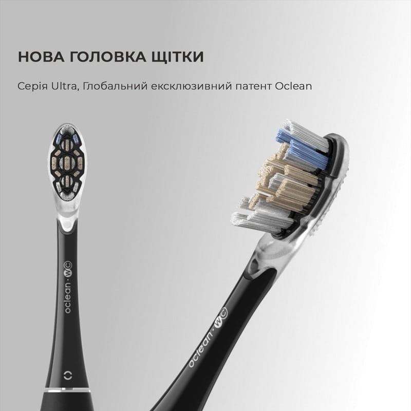 Умная зубная электрощетка Oclean X Ultra Set Black (OLED) (6970810553499)