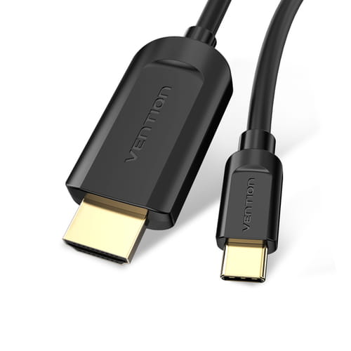 Фото - Кабель Vention Адаптер-  USB Type-C - HDMI (M/M), 2 м, Black  CGUBH (CGUBH)