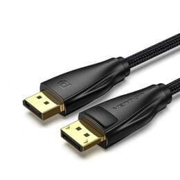 Кабель Vention DisplayPort - DisplayPort V1.4 (M/M), 10 м, Black (HCCBL)