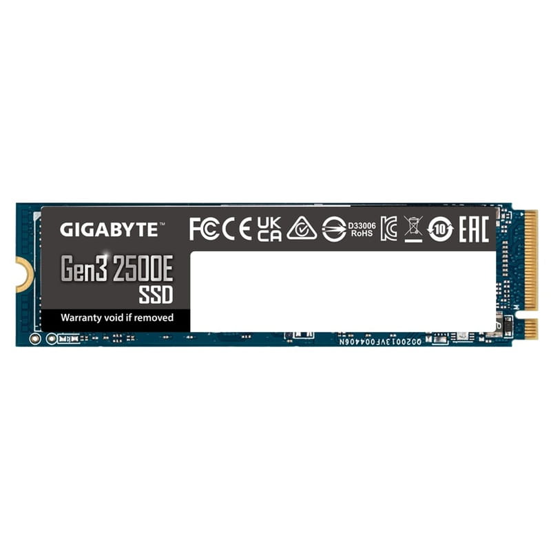 Накопитель SSD 500GB Gigabyte Gen3 2500E M.2 PCIe NVMe 3.0 x4 3D TLC (G325E500G)_сборка