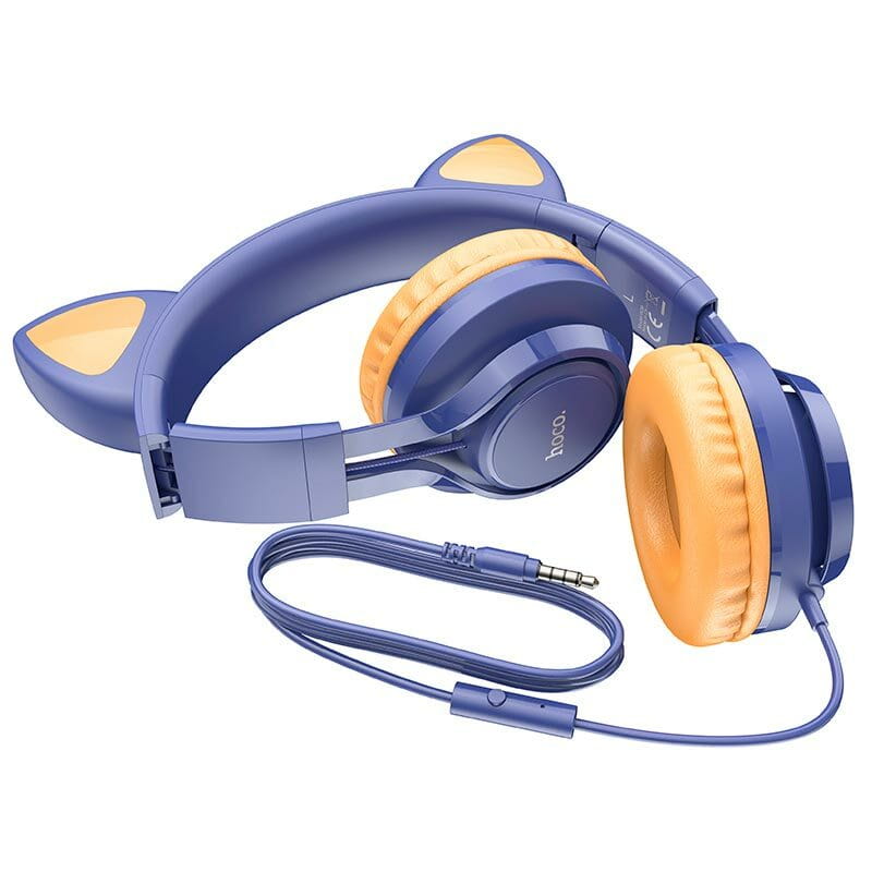 Гарнитура Hoco W36 Cat Ear Midnight Blue (W36MB)