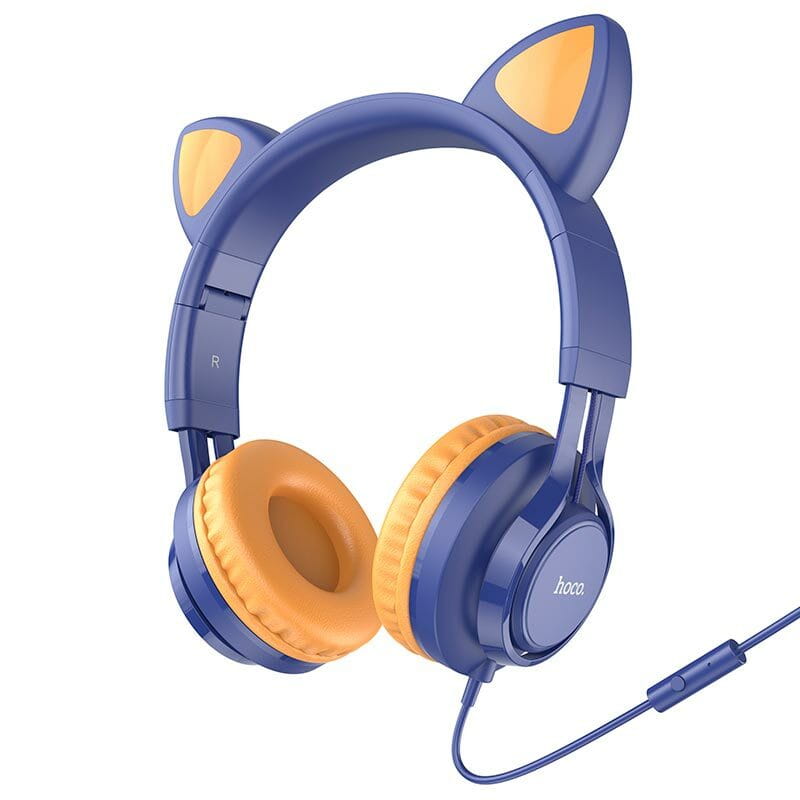 Гарнітура Hoco W36 Cat Ear Midnight Blue (W36MB)