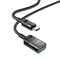 Фото - Кабель Hoco U107 USB Type-C - USB V 3.0 (M/F), 1.2 м, чорний (U107CU3BK) | click.ua