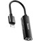 Фото - Адаптер Baseus L52 Lightning - Lightning + Lightning Audio + 3.5 мм (M/F+F+F), 0.1 м, чорний (CALL52-01) | click.ua