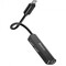 Фото - Адаптер Baseus L52 Lightning - Lightning + Lightning Audio + 3.5 мм (M/F+F+F), 0.1 м, чорний (CALL52-01) | click.ua