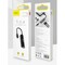 Фото - Адаптер Baseus L52 Lightning - Lightning + Lightning Audio + 3.5 мм (M/F+F+F), 0.1 м, чорний (CALL52-01) | click.ua