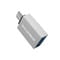 Фото - Адаптер Borofone BV2 USB - micro USB (F/M), сріблястий (BV2S) | click.ua