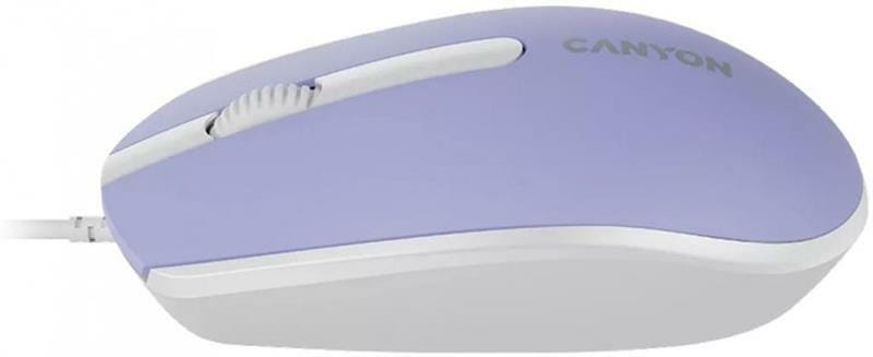 Миша Canyon M-10 USB Mountain Lavender (CNE-CMS10ML)