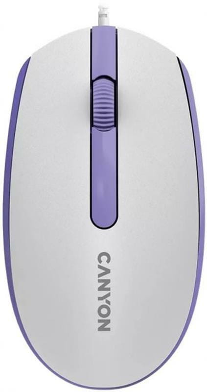 Миша Canyon M-10 USB White Lavender (CNE-CMS10WL)