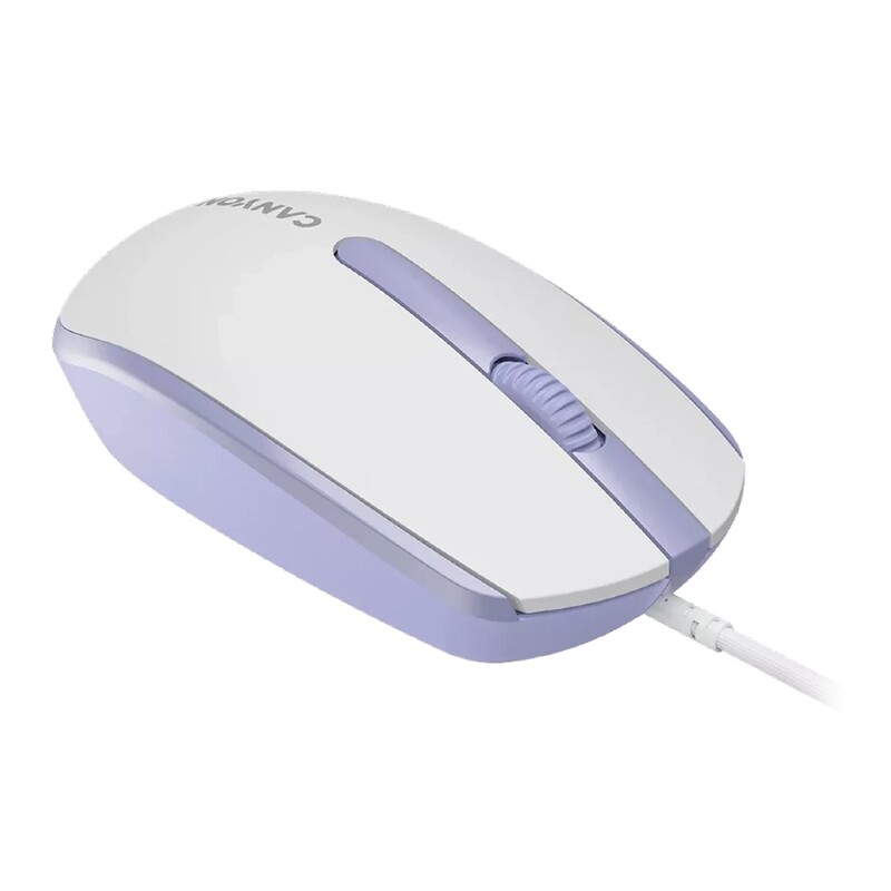 Миша Canyon M-10 USB White Lavender (CNE-CMS10WL)