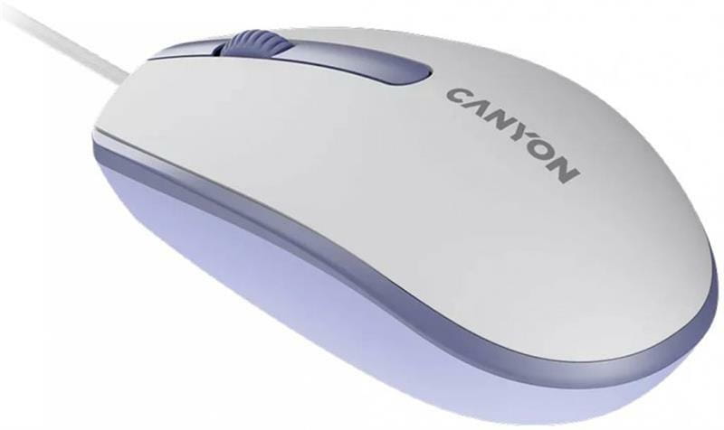 Мышь Canyon M-10 USB White Lavender (CNE-CMS10WL)