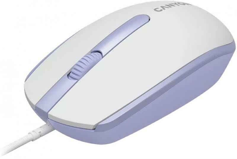 Мышь Canyon M-10 USB White Lavender (CNE-CMS10WL)