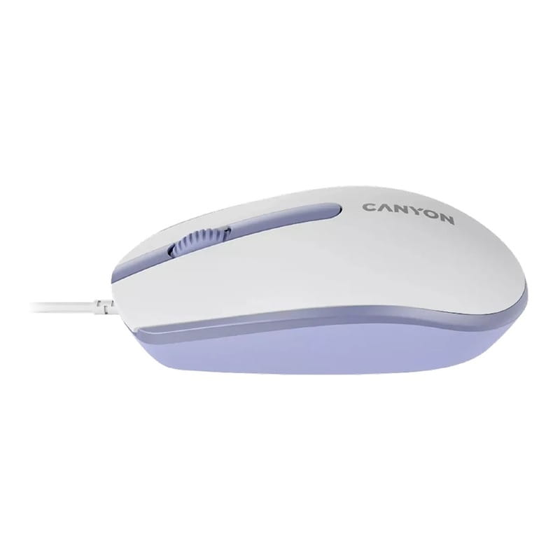 Мышь Canyon M-10 USB White Lavender (CNE-CMS10WL)